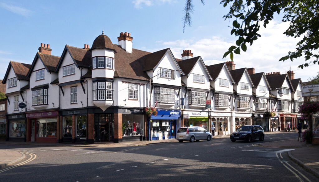 Gerrards Cross High Street in Buckinghamshire — Primokleen professional carpet and upholstery cleaning Gerrards Cross
